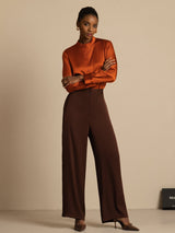 [BitterChocolate] SilkSilky 19Momme Silk Womens Pants 006