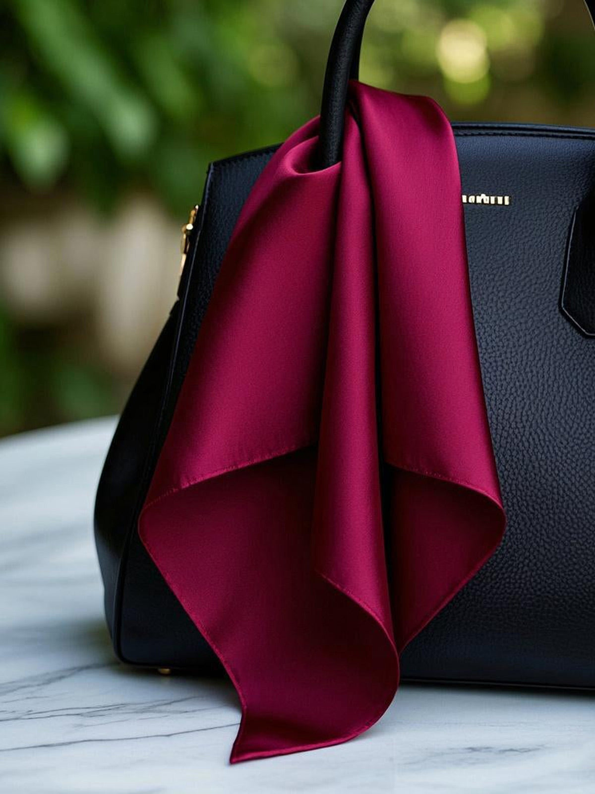 [Wine] SilkSilky  Scarf 001