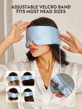 [Light Blue] SilkSilky  Eye Mask 004