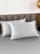 [Silver] SilkSilky  22Momme Pure Silk Pillowcase 001
