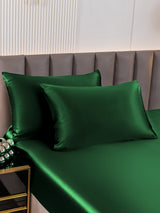 [Dark Green] SilkSilky  19Momme Pure Silk Pillowcase 003