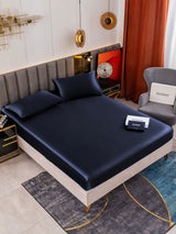 [Dark Blue] SilkSilky  19Momme Bedding Set 001
