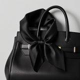 [Black] SilkSilky  Scarf 002