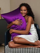 [Purple] SilkSilky  Pillowcase 002
