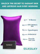 [Purple] SilkSilky  Pillowcase 003