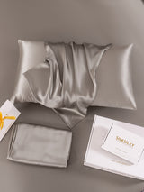 [Gray] SilkSilky  22Momme Pure Silk Pillowcase 004