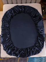 [Dark Blue] SilkSilky  22Momme Bedding Set 003