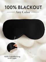 [Black] SilkSilky  Eye Mask 001