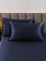 [Dark Blue] SilkSilky  19Momme Pure Silk Pillowcase 001