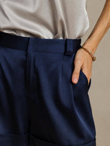 [Dark Blue] SilkSilky  Women's Shorts 004