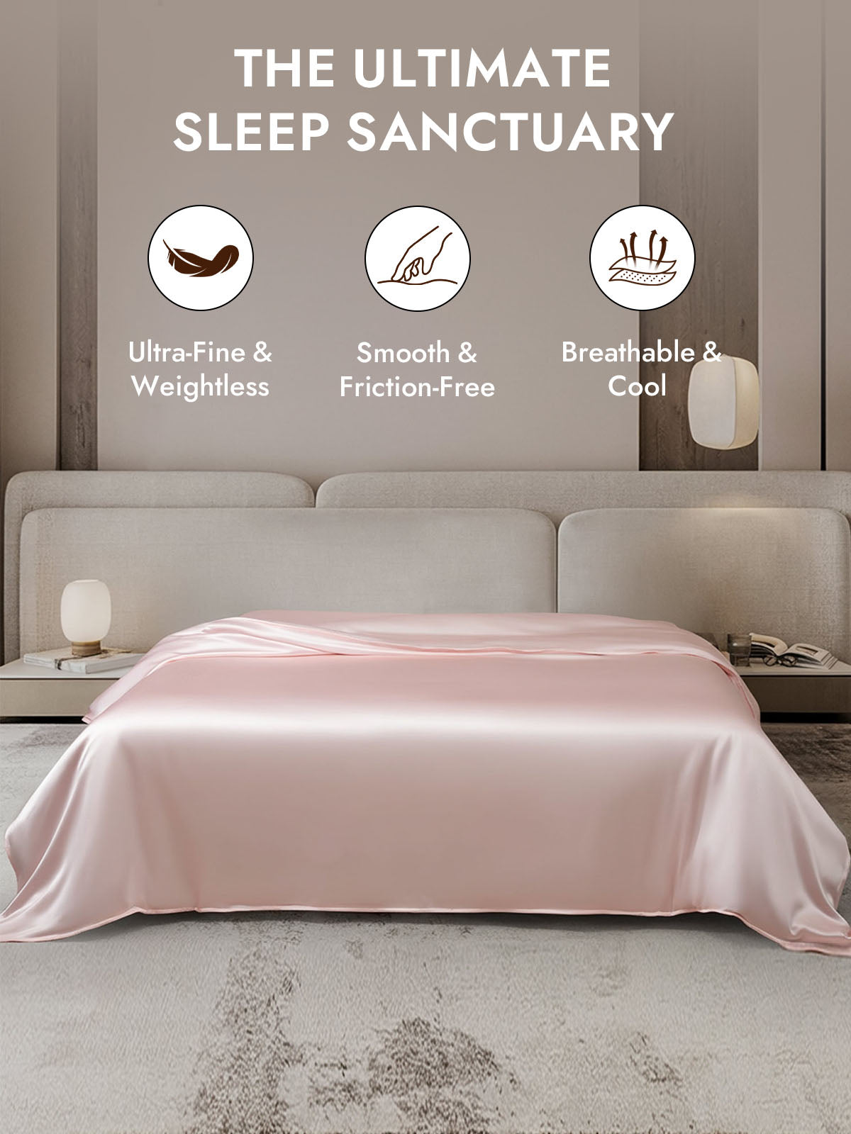 [Pink] SilkSilky  25Momme Duvet Covers 001