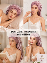 [Pink] SilkSilky  Sleep Cap 006
