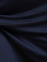 [Dark Blue] SilkSilky  Short Sleeve Round Neck Women's Loungewear 005