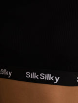 [Black] SilkSilky  Sleeveless Crew Neck Camisole Top 007