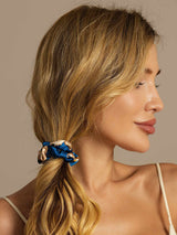 [Navy Dragon] SilkSilky  Scrunchie 005