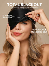 [Black] SilkSilky  Eye Mask 002