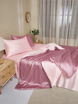 [PaleMauve+LightPink] SilkSilky  22Momme Bedding Set 003