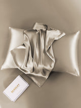 [Khaki] SilkSilky Pillowcase 003
