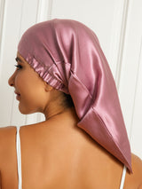 [Pale Mauve] SilkSilky  Sleep Cap 001