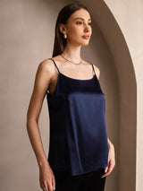 [Dark Blue] SilkSilky  Spaghetti Strap Camisole Top 004
