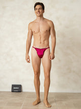 [Fuchsia] SilkSilky  Pure Silk Men's Underwear 003