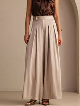 [Tan] SilkSilky  Women's Pants 001
