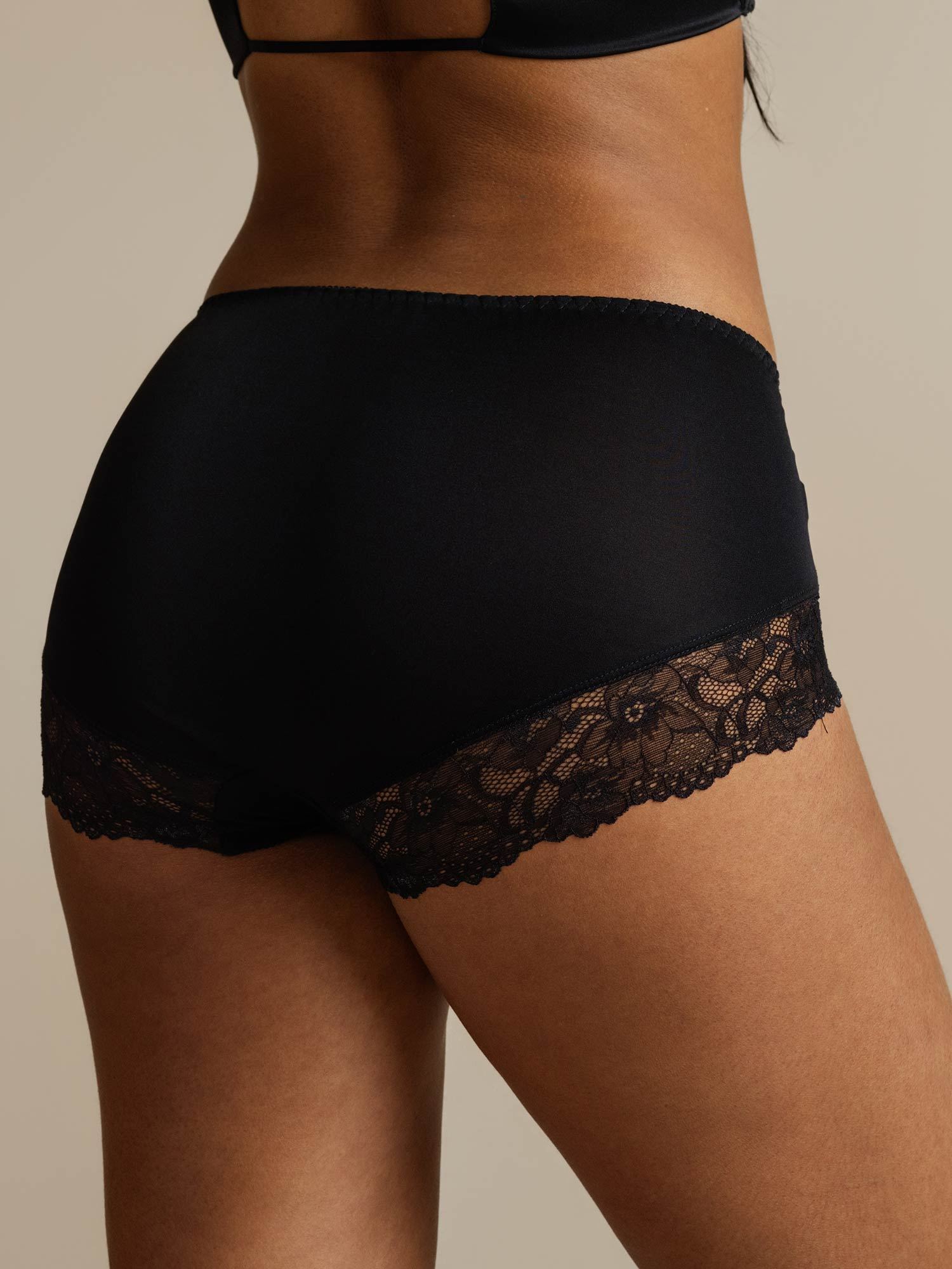 [Black] SilkSilky  Panty 002