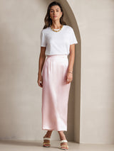 [Pink] SilkSilky  Skirt 005