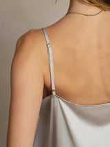 [Silver] SilkSilky  Spaghetti Strap Camisole Top 006