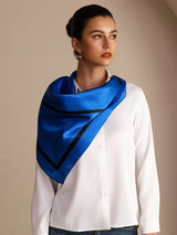 [Blue Square] SilkSilky Scarf 002