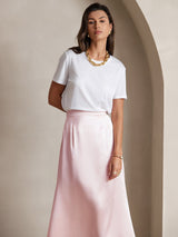 [Pink] SilkSilky  Skirt 004