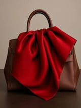 [Red] SilkSilky  Scarf 001