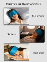 [Teal] SilkSilky  Eye Mask 005