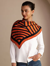 [Orange Arcs] SilkSilky Scarf 002