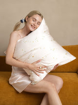 [Snowbud Lily] SilkSilky  19Momme Pillowcase 010