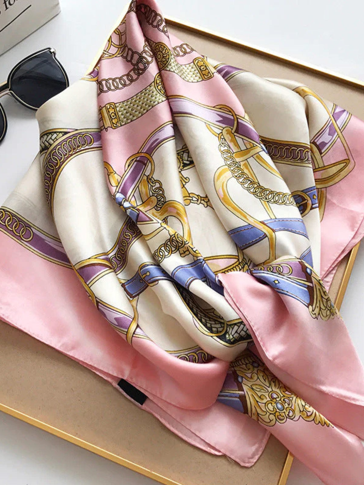 [P013] SilkSilky  Pure Silk Scarf 002