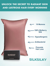 [Pale Mauve] SilkSilky Pillowcase 003