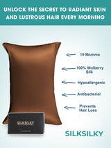 [Pale Mauve] SilkSilky  19Momme Pure Silk Pillowcase 006