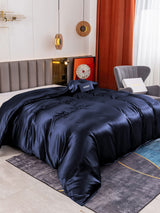 [Dark Blue] SilkSilky  Duvet Covers 001