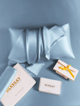 [Light Blue] SilkSilky Pillowcase 005