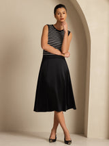 [Black] SilkSilky  Skirt 006