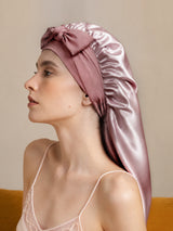 [Pink] SilkSilky  Sleep Cap 001