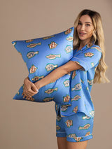 [Blue Fish] SilkSilky  Pillowcases 003