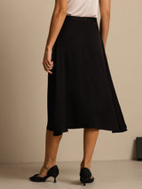 [Black] SilkSilky  Skirt 002