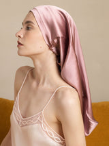 [Pale Mauve] SilkSilky  Sleep Cap 001
