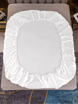[White] SilkSilky  19Momme Bedding Set 003