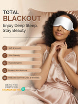 [Silver] SilkSilky  22Momme Eye Mask 005
