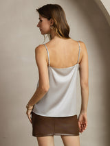 [Silver] SilkSilky  Spaghetti Strap Camisole Top 002