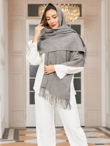 [Gray] SilkSilky  Scarf 001