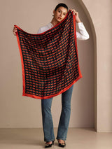[Black Cherry] SilkSilky Scarf 004